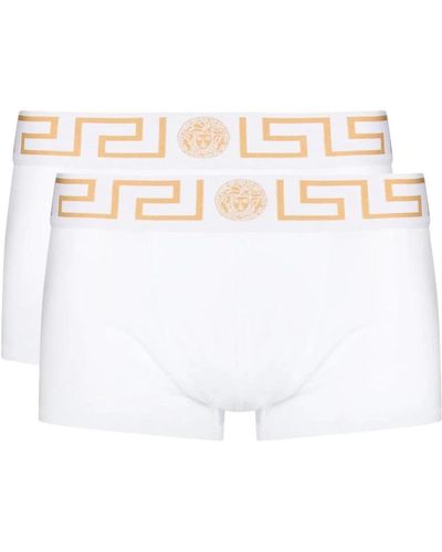 Versace Weiße stretch--cotton-boxershorts