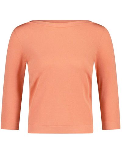 Roberto Collina Glänzende pullover aus feinstrick - Orange