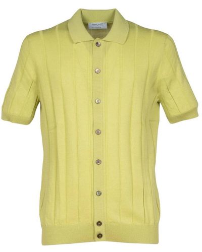 Gran Sasso Short Sleeve Shirts - Yellow