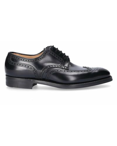 Crockett & Jones Derby shoes trafford - Noir