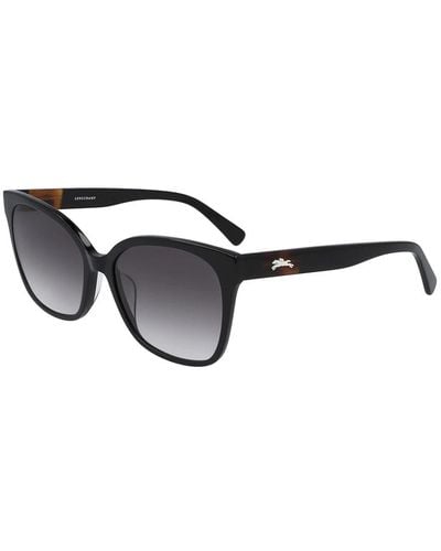 Longchamp Eleganti occhiali da sole neri per donne - Nero