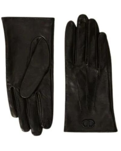 Twin Set Gloves - Black