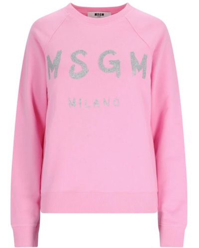 MSGM Sweatshirts - Rosa
