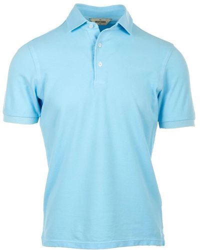 Gran Sasso Polo Shirts - Blue