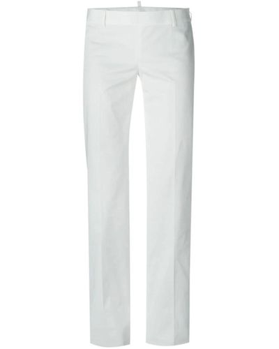 DSquared² Straight trousers - Weiß