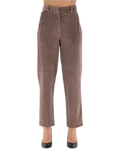 Circolo 1901 Slim-fit trousers - Braun