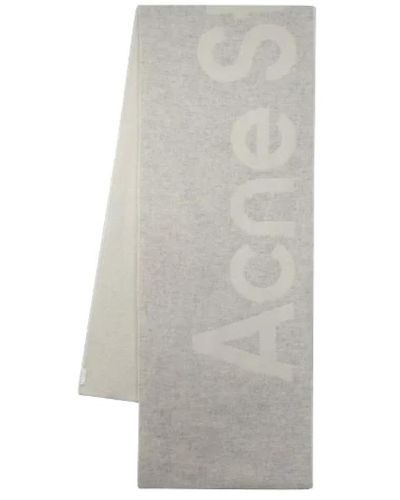 Acne Studios Winter Scarves - Grey