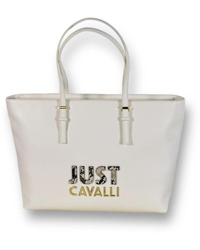 Just Cavalli Stilvolle einkaufstasche - Mettallic