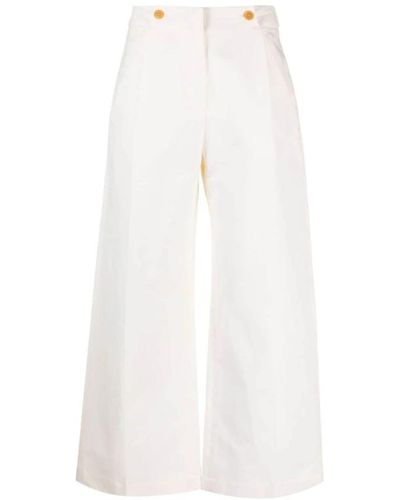 Tela Wide Trousers - White