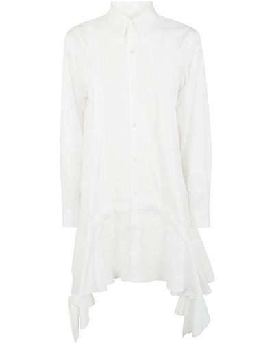 Comme des Garçons Shirt Dresses - White