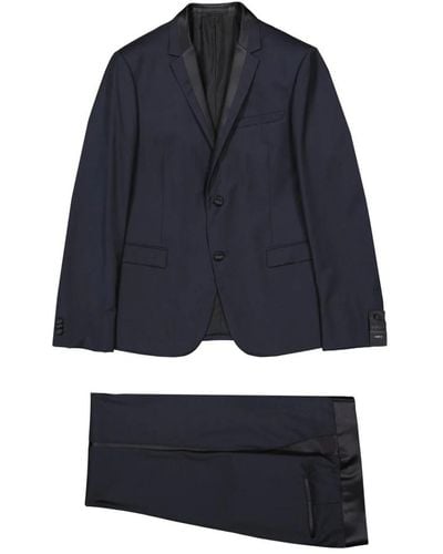 Zegna Suits > suit sets > single breasted suits - Bleu