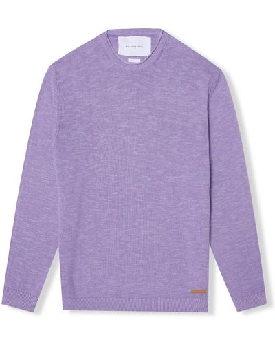 Baldessarini Round-Neck Knitwear - Purple