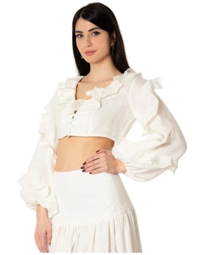 ACTUALEE Camicia in lino - taglie: 40 - Bianco