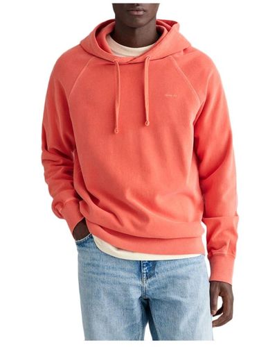 GANT Sunfaded hoodie - Rosso