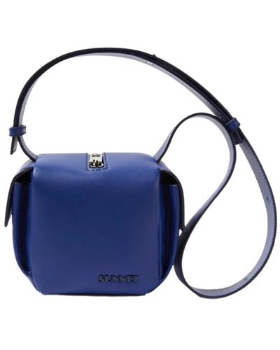 Sunnei Bags > shoulder bags - Bleu