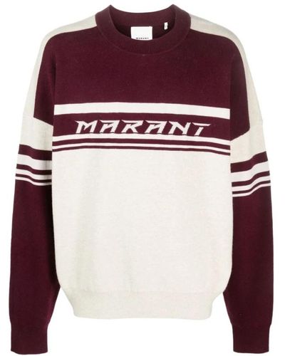 Isabel Marant Round-Neck Knitwear - Red