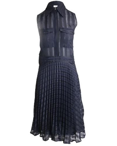 Victoria Beckham Polyester dresses - Blau