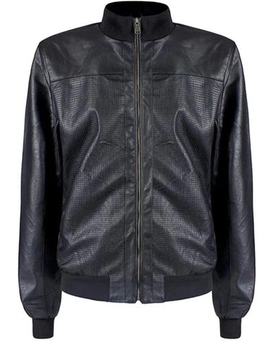 Yes-Zee Leather Jackets - Schwarz