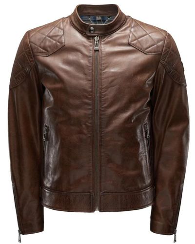 Belstaff Jackets > leather jackets - Marron