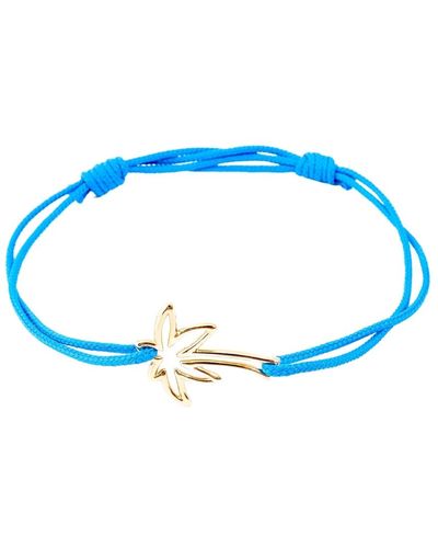 Aliita Tropisches cord armband - Blau