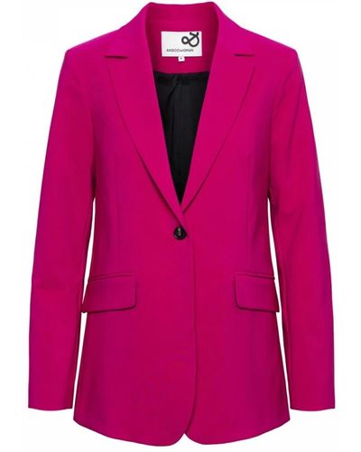 &Co Woman Claire fuchsia langer blazer &co - Pink