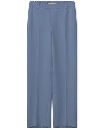 Mos Mosh Wide Trousers - Blue