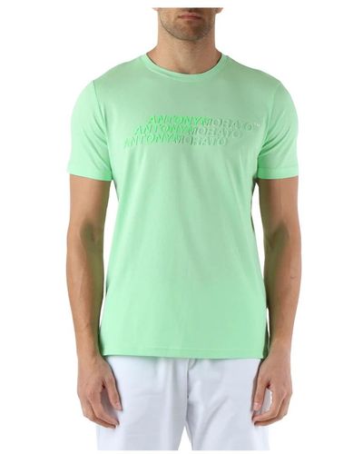 Antony Morato Sport collection: t-shirt in cotone regular fit - Verde