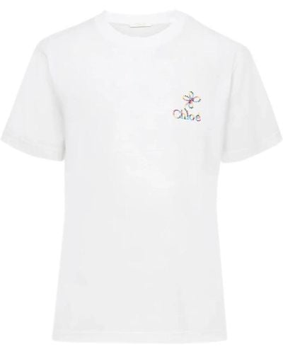 Chloé T-shirts - Weiß