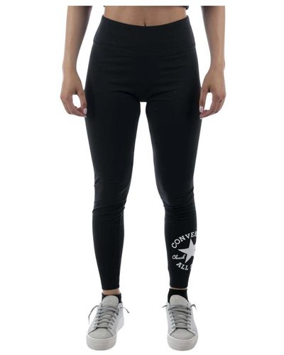 Converse All star leggings hohe taille - Schwarz