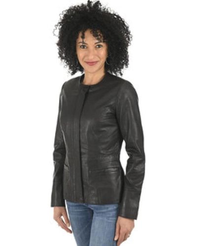 La Canadienne Jackets > leather jackets - Noir