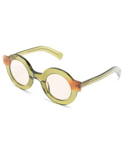 Kaleos Eyehunters Grüne sonnenbrille für den täglichen gebrauch - Mettallic