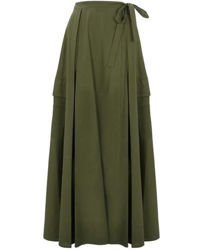 Twin Set Maxi Skirts - Green