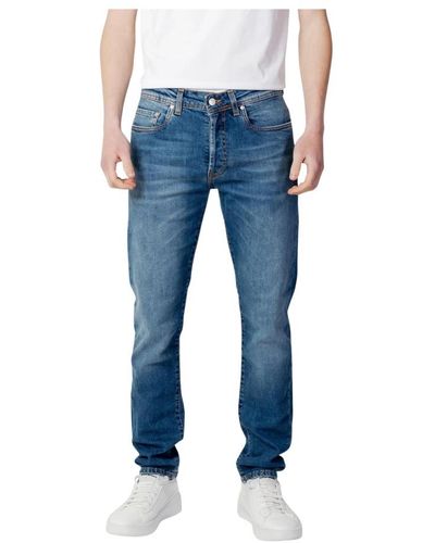 Liu Jo Blaue einfache reißverschluss jeans