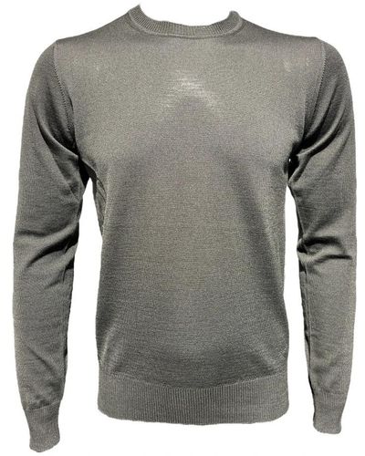 Emporio Armani Round-Neck Knitwear - Grey