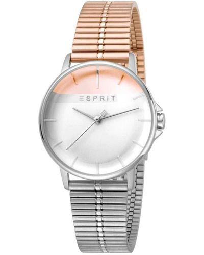 Esprit Reloj moda mujer plata - Metálico