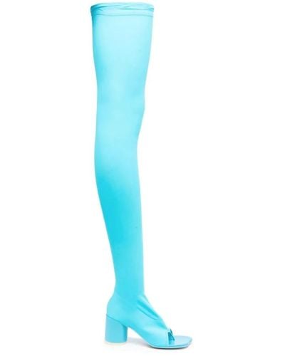 MM6 by Maison Martin Margiela Over-knee boots - Blu