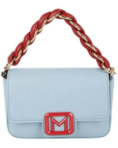 Marella Handbag con logo "lontra" - Blu
