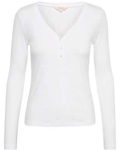 Part Two Long Sleeve Tops - White