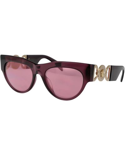 Versace Stylische sonnenbrille mit 0ve4440u design - Lila