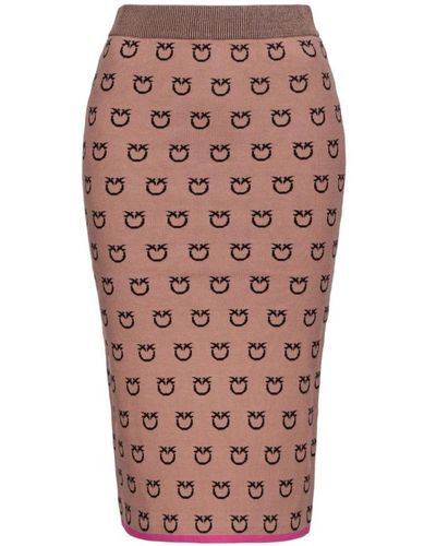 Pinko Pencil Skirts - Brown