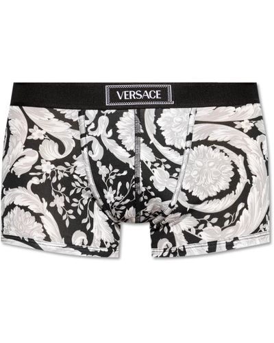 Versace Boxershorts mit niedriger taille - Schwarz