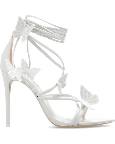 Sophia Webster Shoes > sandals > high heel sandals - Blanc