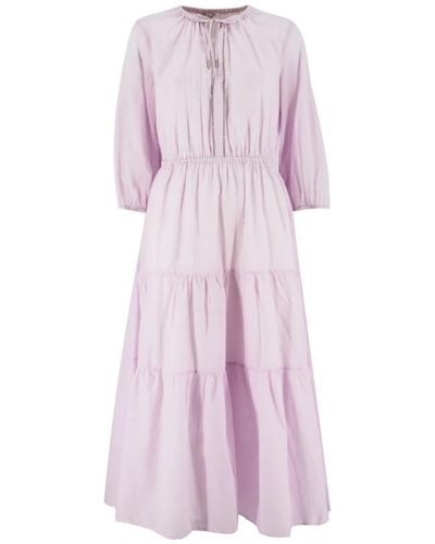 Peserico Midi Dresses - Purple