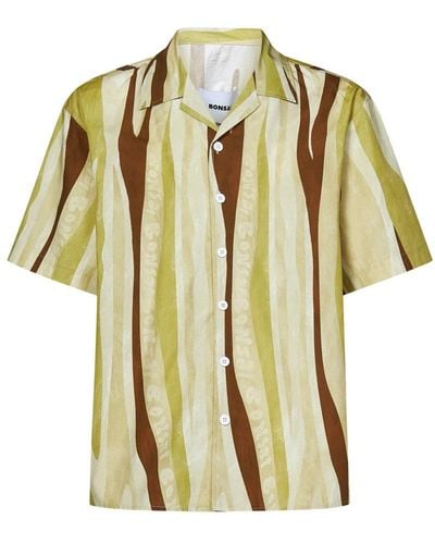 Bonsai Short Sleeve Shirts - Yellow