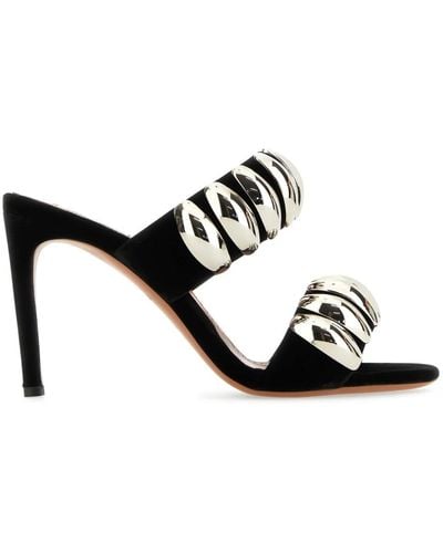 Alaïa Shoes > heels > heeled mules - Noir