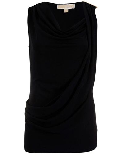 Michael Kors Sleeveless Tops - Black