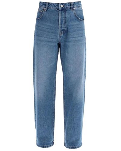 Jacquemus Large denim jeans from nimes - Blu