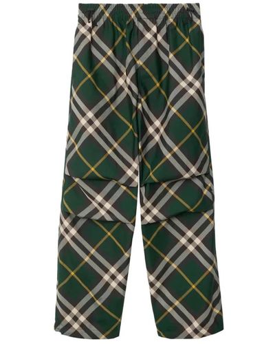 Burberry Straight Trousers - Green