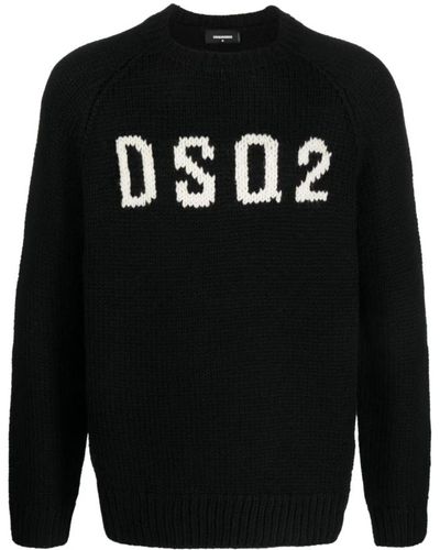 DSquared² Round-neck knitwear - Schwarz