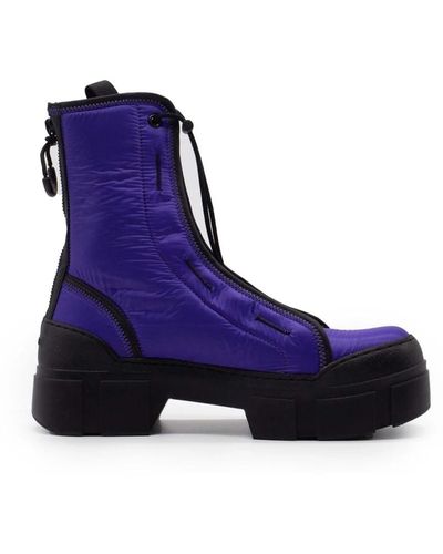 Vic Matié Shoes > boots > lace-up boots - Bleu